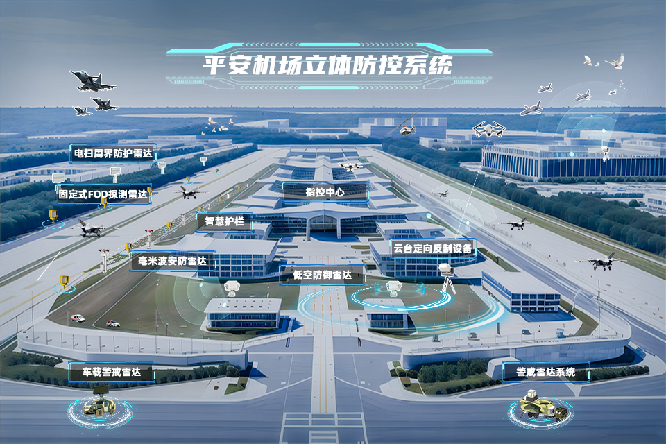 平安機(jī)場立體防控系統(tǒng)